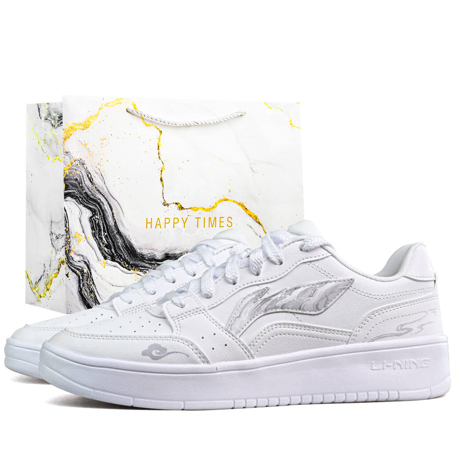 Li-Ning Li Ning Sycee Height Increasing Abrasion Resistant Slip Resistant Low top Skateboard Shoes Men's