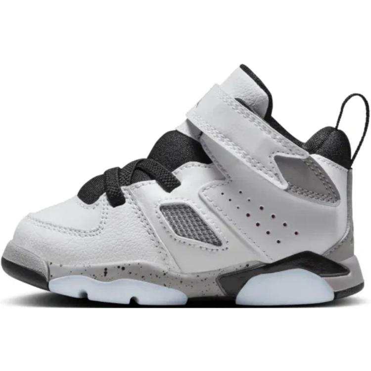 Jordan Jordan Flight Club 91 Soft And Comfortable Slip Resistant Abrasion Resistant Mid top Toddler Shoes White