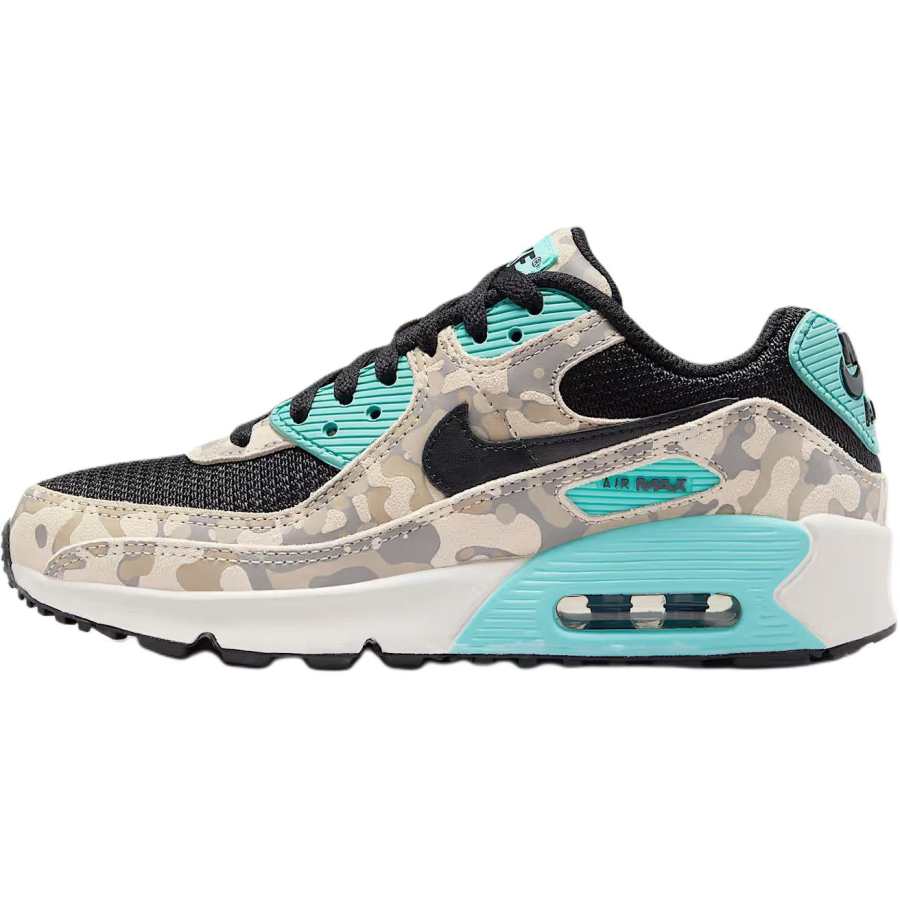 Nike Nike Air Max 90 Low top Kids' Running Shoes Beige Green Teenagers