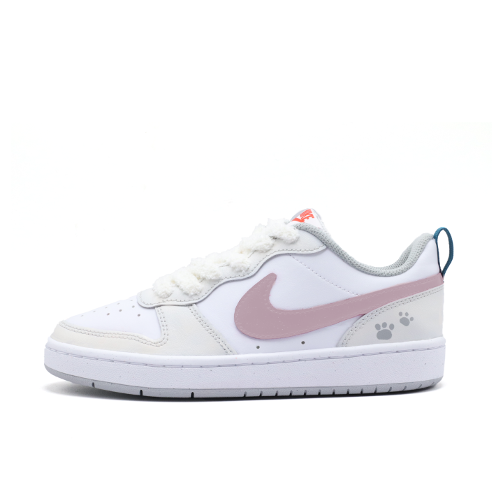 Nike Nike Court Borough Pink Bubbles Slip Resistant Abrasion Resistant Slip Resistant Abrasion Resistant Low top