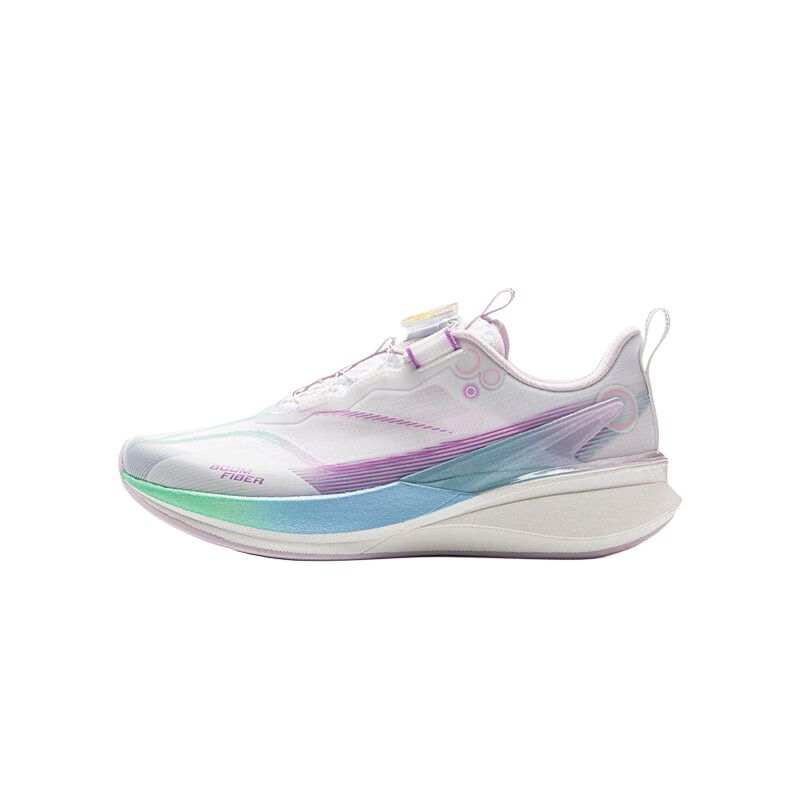 Li-Ning YOUNG Li Ning YOUNG Red Hare 8 PRO Low top Running Shoes White Purple Teenagers