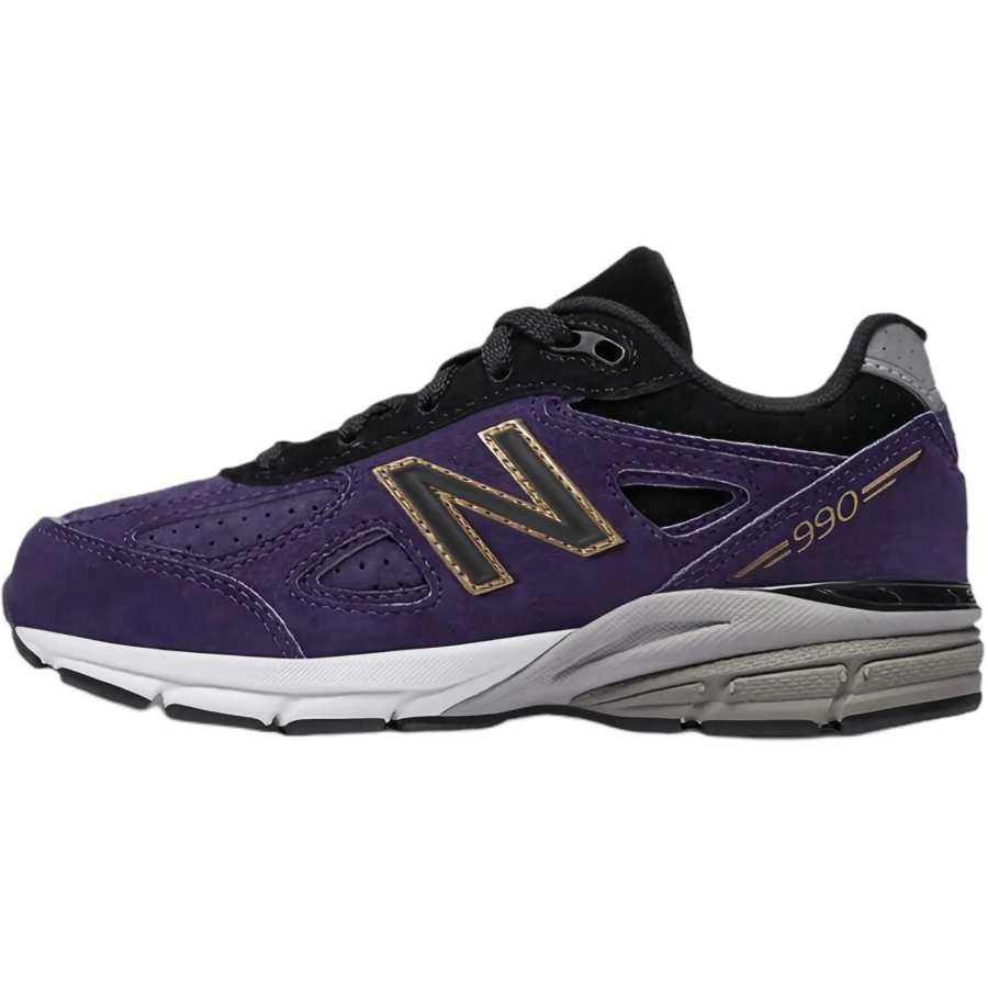 New Balance New Balance NB 990 V4 Suede Low top Kids' Running Shoes Purple Teenagers