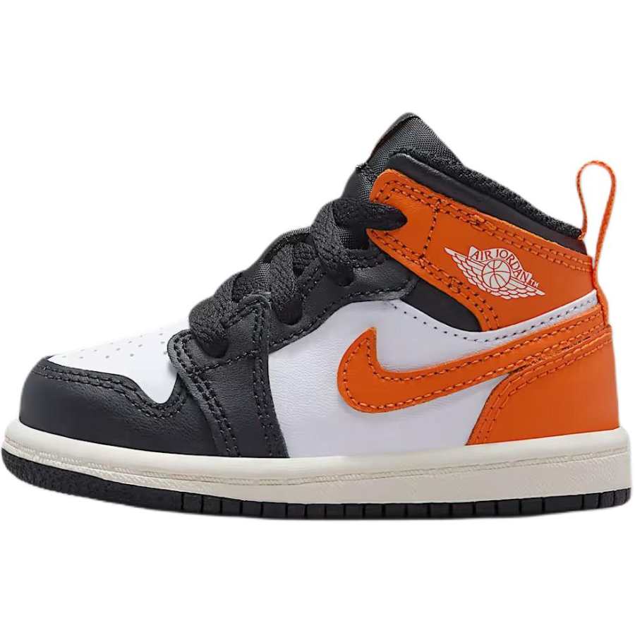 Jordan Jordan Air Jordan 1 Mid top Toddler Shoes Black Infant And Toddler