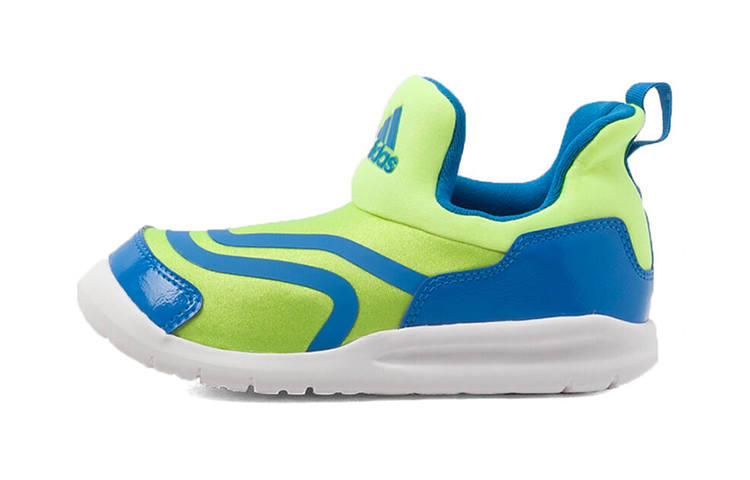 Adidas Adidas HY MA C Non slip Lightweight Low top Kids' Running Shoes Blue Green Patchwork Children Aged 3 7 Years Old
