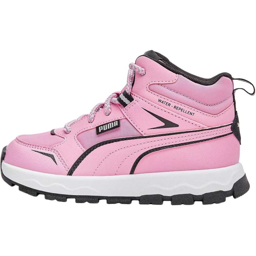 PUMA Evolve Trail PS Abrasion Resistant Thermal Mid top Kids' Running Shoes Pink Children Aged 3 7 Years Old