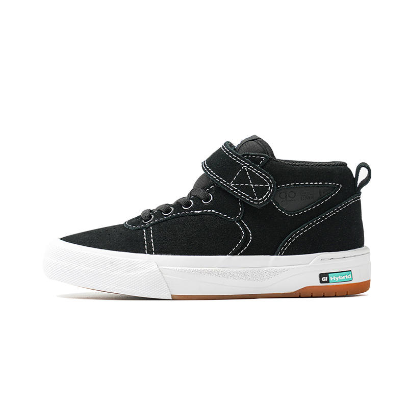 GOLUCK Kids' Skateboarding Shoes Kids' Shoes Yak Black White Children Aged 3 7 Years Old