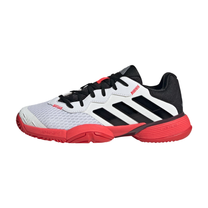 Adidas Adidas Barricade Low top Kids' Outdoor Shoes Cloud White/Core Black/Awake Red Kids'
