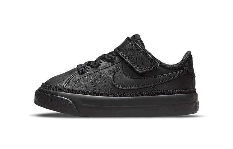Nike Nike Court Legacy Slip Resistant Cushioning Abrasion Resistant Low top Toddler Shoes Pure Black Infant And Toddler