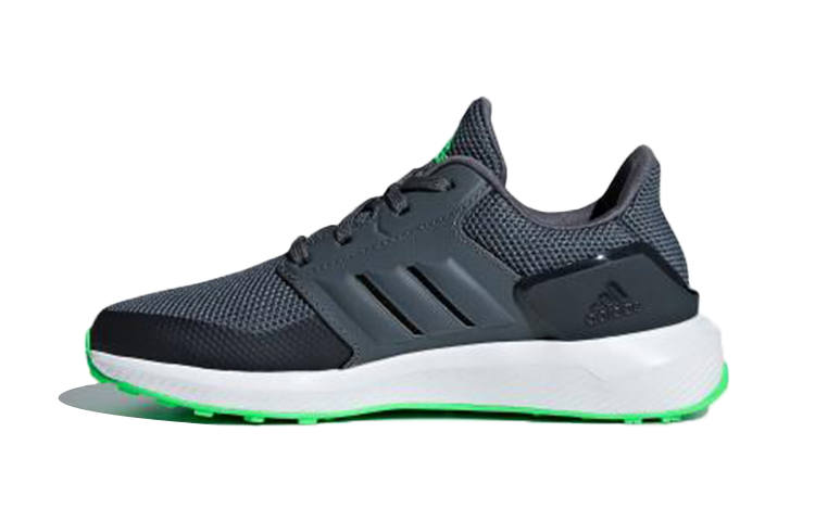 Adidas Adidas Rapidarun Slip Resistant And Breathable Low top Kids' Running Shoes Gray Green Children Aged 3 7 Years Old