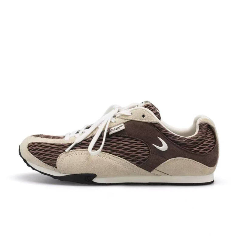 ZUOLENGCHAN Slip Resistant, Breathable, Lightweight Low top Casual Shoes Unisex Brown