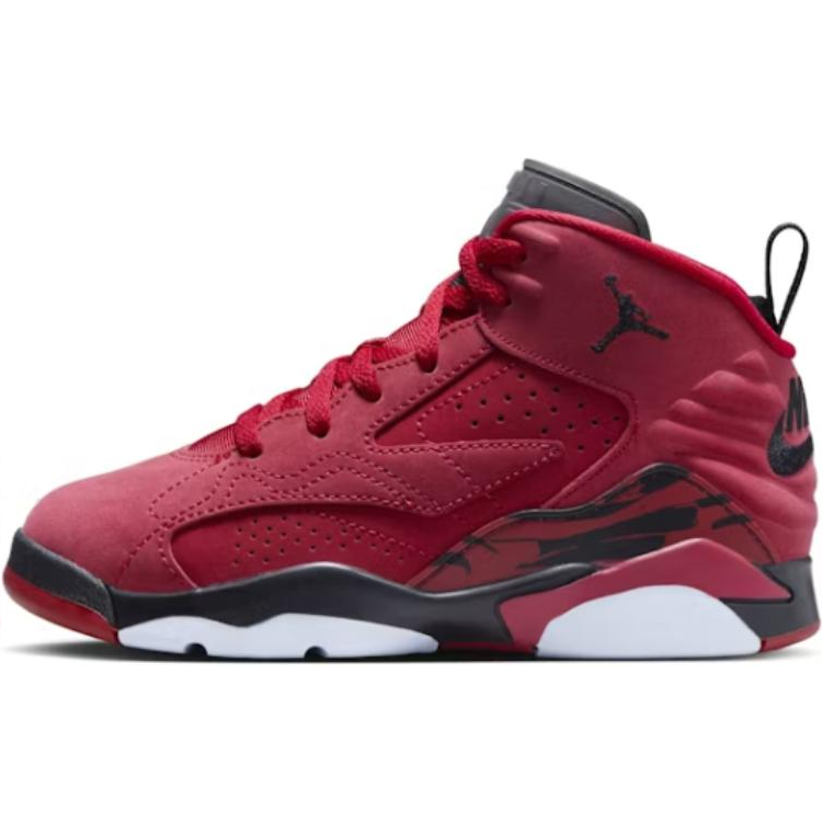 Jordan Jordan Jumpman MVP Slip Resistant Abrasion Resistant Mid top Children's Basketball Shoes Red Kids'