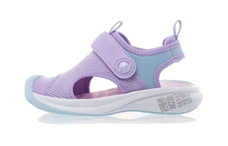 Li-Ning YOUNG Li Ning YOUNG Children's Sandals Light Purple Children Aged 3 7 Years Old