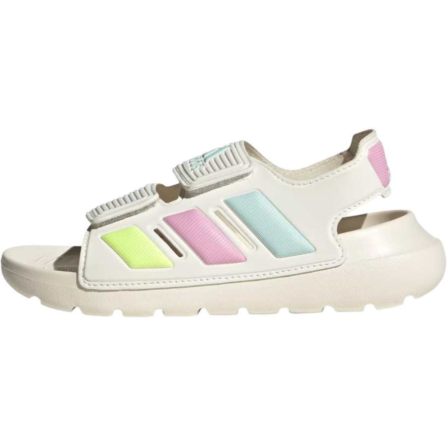 Adidas Adidas ALTASWIM 2.0 Slip Resistant Abrasion Resistant Low top Children's Sandals White Children Aged 3 7 Years Old