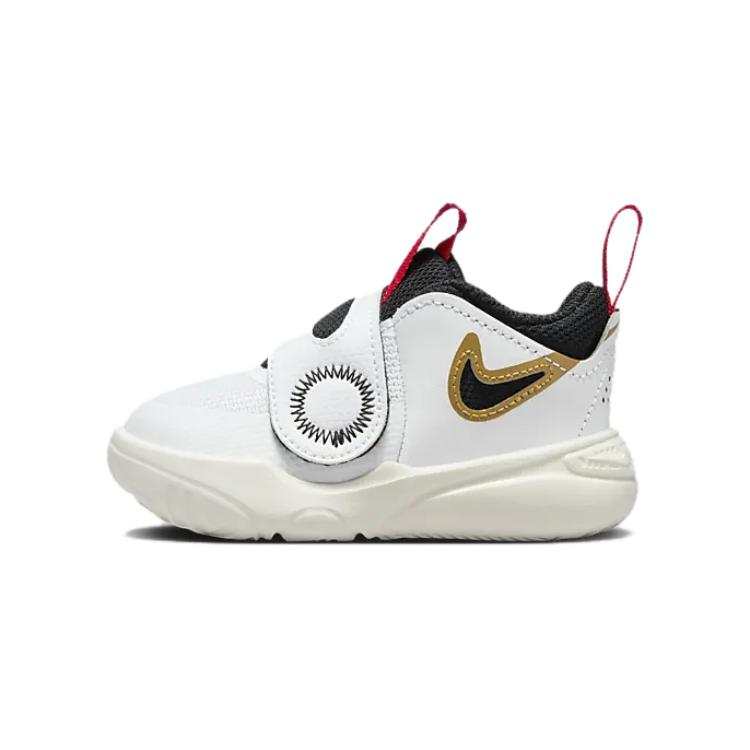 Nike Nike Team Hustle D 11 Abrasion Resistant Support Abrasion Resistant Support Low top Toddler Shoes Black White