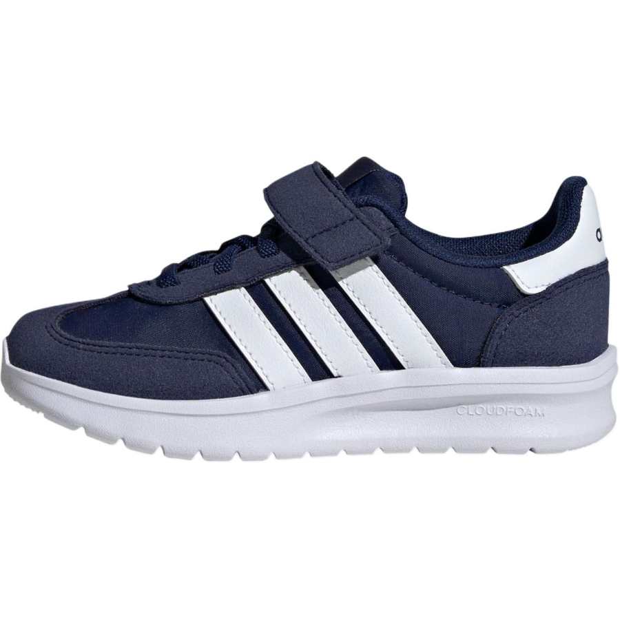Adidas Adidas RUN 70s 2.0 Slip Resistant Abrasion Resistant Low top Kids' Running Shoes Blue White Kids'