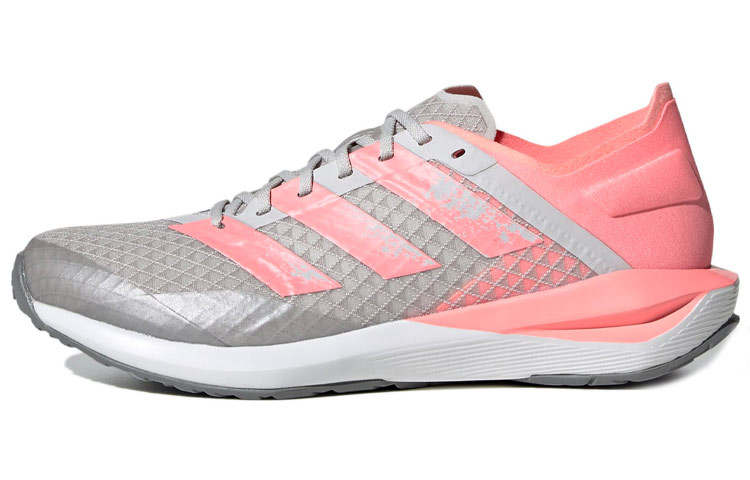 Adidas Adidas Rapidafaito J Cushioning Low top Kids' Running Shoes Gray Pink Teenagers