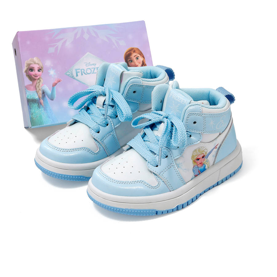 Disney Frozen Slip Resistant Anti Kick Cushioning Slip Resistant Anti Kick Cushioning Low top Kids' Skateboarding Shoes