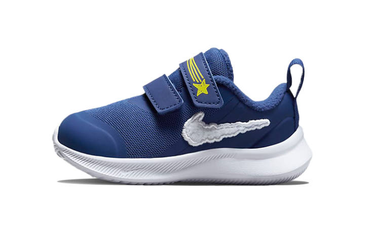 Nike Nike Star Runner 3 Abrasion Resistant Low top Running Shoes Blue Infant And Toddler