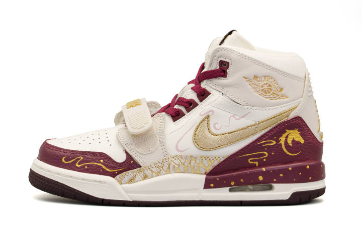 Jordan Jordan Legacy 312 Swift Shadow Gilded Leather, Textile Slip Resistant Abrasion Resistant