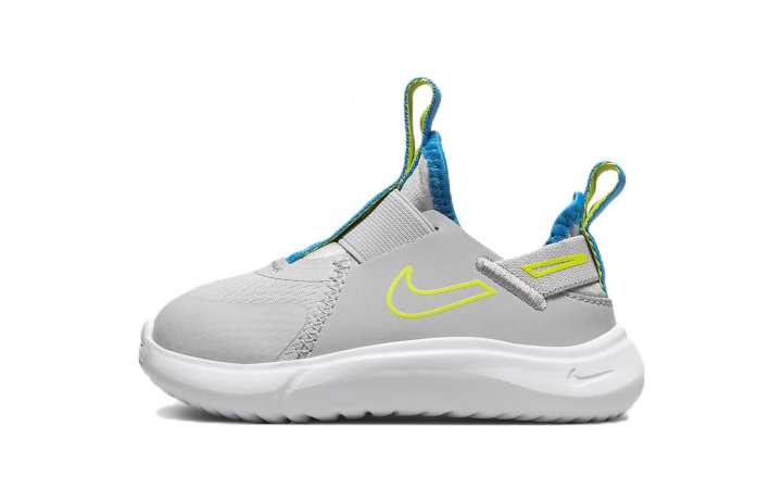 Nike Nike Flex Plus Slip Resistant Cushioning Abrasion Resistant Low top Toddler Shoes Gray Blue Infant And Toddler
