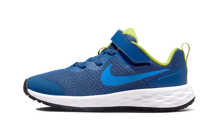Nike Nike REVOLUTION 6 Cushioning Abrasion Resistant Cushioning, Wear Resistant Low top Kids' Running Shoes Blue White