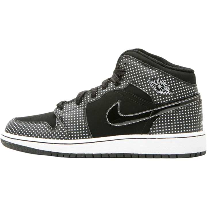 Jordan Jordan Air Jordan 1 Mid top Basketball Shoes Black Unisex