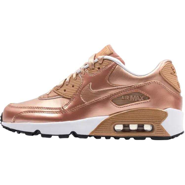 Nike Nike Air Max 90 Low top Running Shoes Gold Unisex
