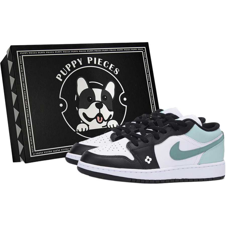 Jordan Jordan Air Jordan 1 Low Leather Low top Children's Basketball Shoes White Teenagers