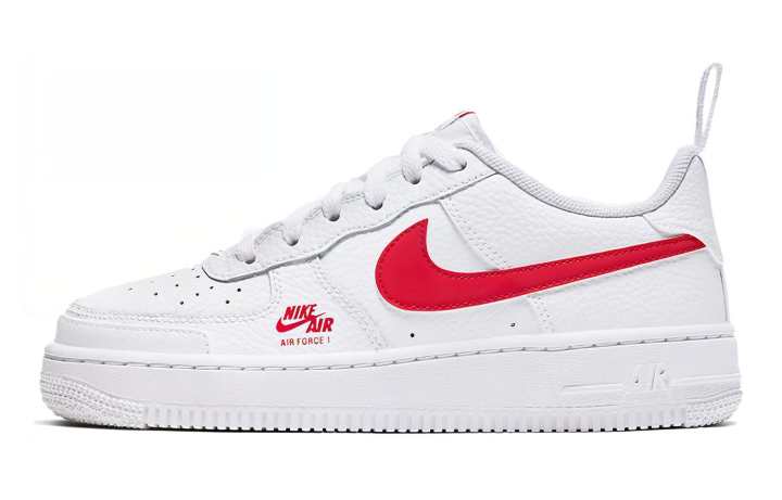 Nike Nike Air Force 1 Low 07 White University Red GS