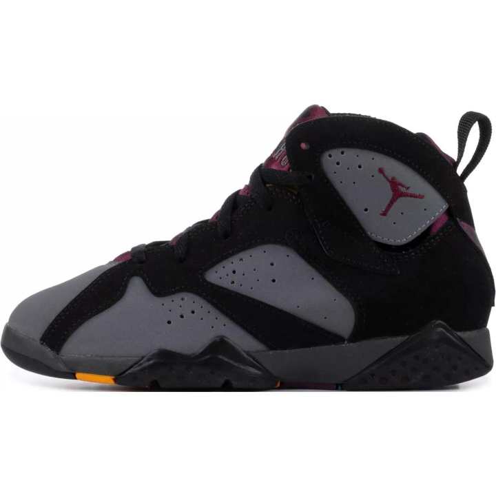 Jordan Jordan Air Jordan 7 Mid top Basketball Shoes Gray Black Kids'
