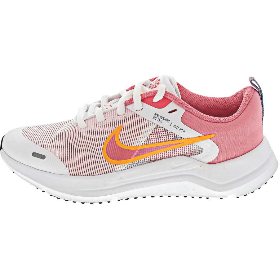 Nike Nike Downshifter 12 Cushioning, Wear Resistant Low top Running Shoes White/Pink/Orange Unisex