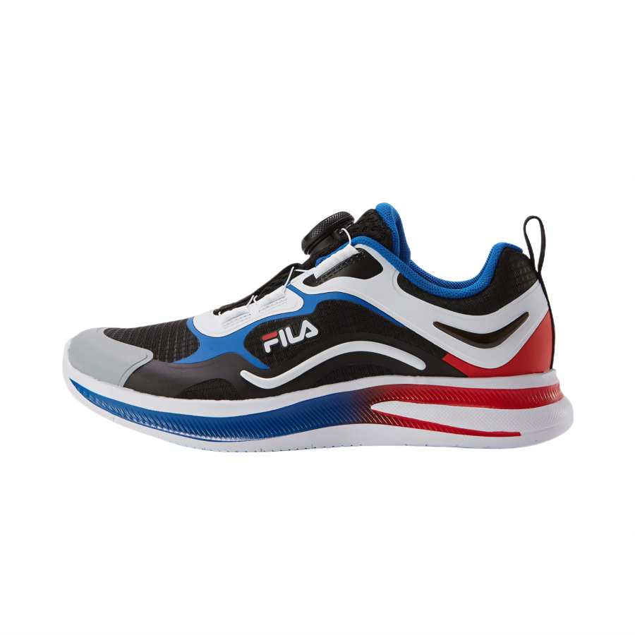 FILA KIDS Comfortable Cushioning Slip Resistant Abrasion Resistant Low top Kids' Training Shoes Black/FILA White Kids'