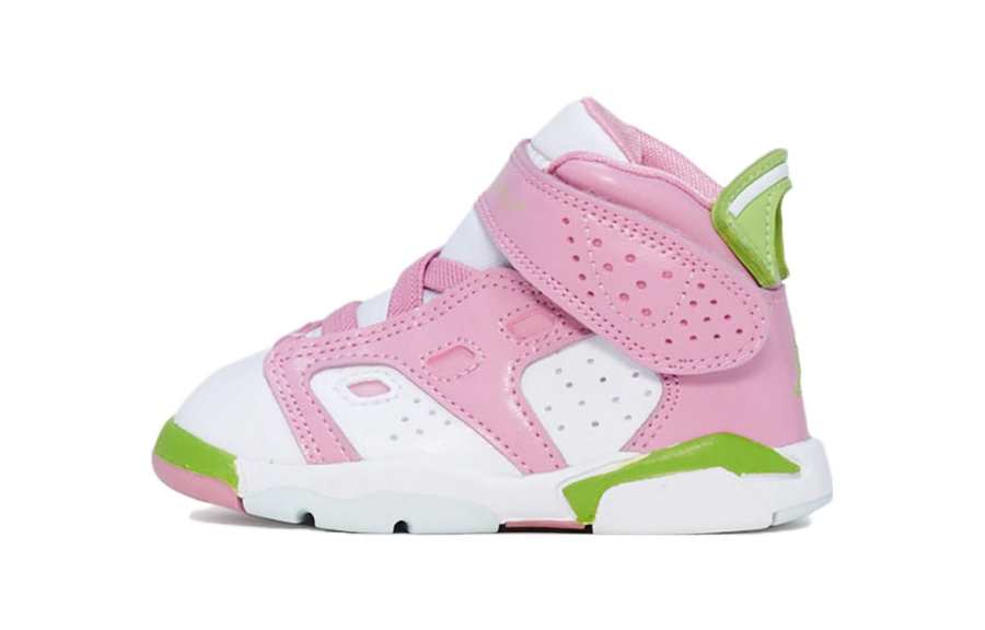 Jordan Jordan Air Jordan 6 Abrasion Resistant High top Toddler Shoes Pink Infant And Toddler