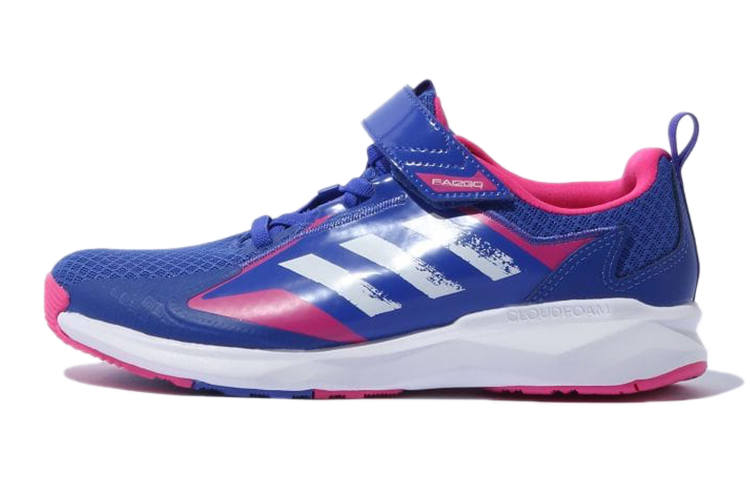 Adidas Adidas Fai2go K Slip Resistant Abrasion Resistant Low top Kids' Running Shoes Blue Pink Kids'