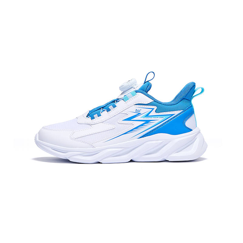 361°KIDS Low top Running Shoes White Blue Teenagers