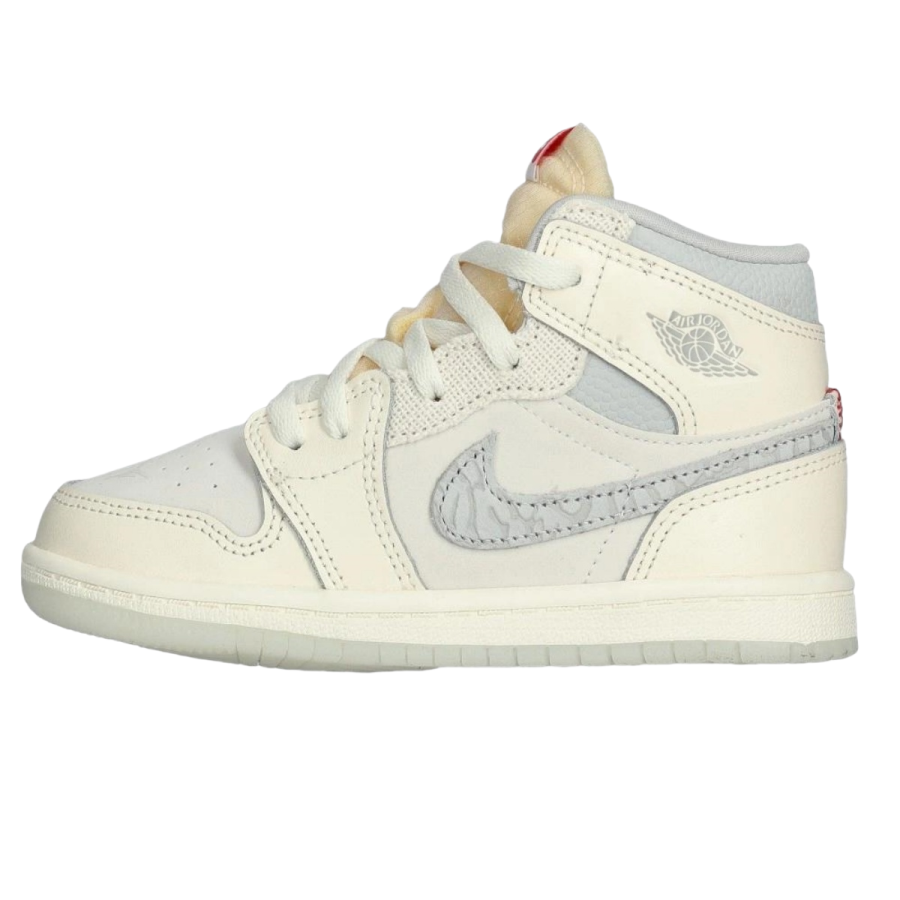 Jordan Jordan Air Jordan 1 High top Toddler Shoes Ivory White Infant And Toddler