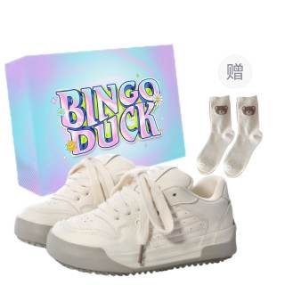 BINGO DUCK Slip Resistant Slip Resistant Low top Skateboard Shoes Women's