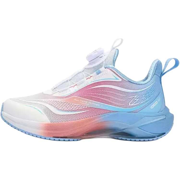 361°KIDS Synthetic Leather, Textile Low top Running Shoes Pink Blue Teenagers