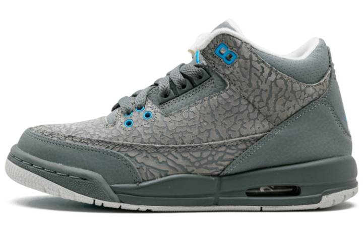Jordan Jordan 3 Retro Flip Cool Grey Blue Glow GS