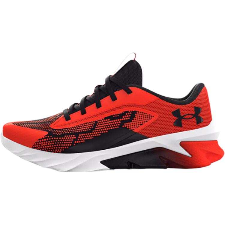 Under Armour Scramjet 4 Kids' Running Shoes Abrasion Resistant Breathable Low top Kids' Running Shoes Black Red