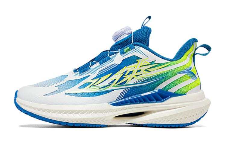 361°KIDS Slip Resistant Low top Running Shoes White Blue Green Teenagers