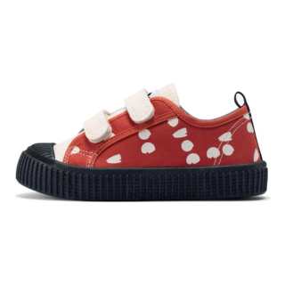 Happy Nocnoc Slip Resistant Abrasion Resistant Low top Kids Canvas Shoes Black Red Multicolor Kids'