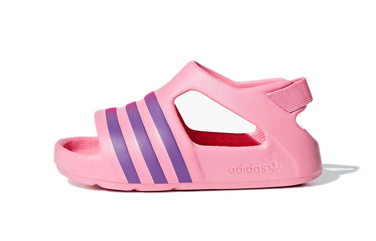 Adidas Originals ADILETTE Low top Toddler Shoes Pink Infant And Toddler