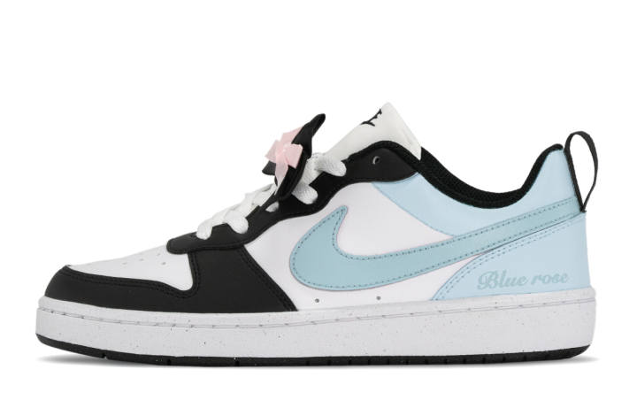 Nike Nike Court Borough Low Synthetic Leather Cushioning Abrasion Resistant Cushioning, Wear Resistant Low top