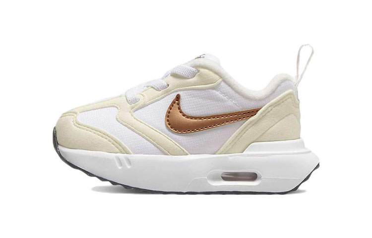 Nike Nike Air Max Dawn Low top Toddler Shoes White Gold Infant And Toddler