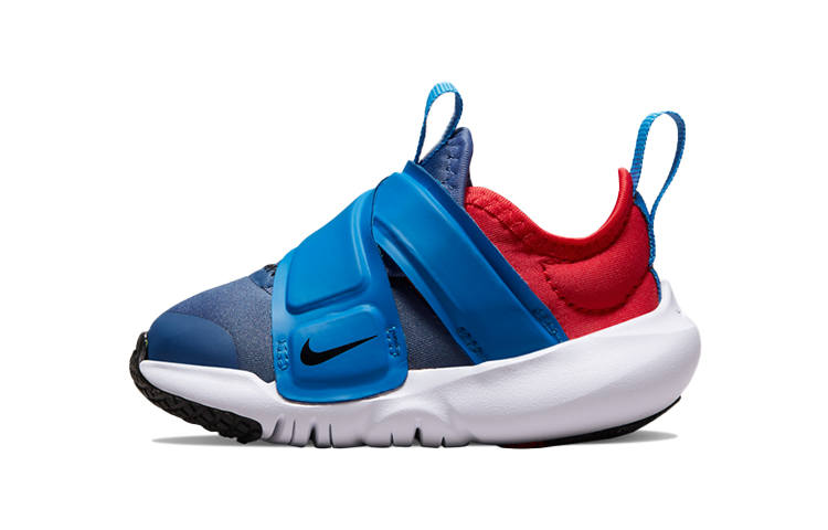 Nike Nike Flex Advance Comfortable Abrasion Resistant Low top Running Shoes Blue Red Infant And Toddler