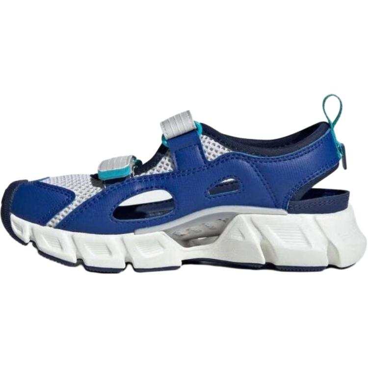 Adidas Adidas Climacool Slip Resistant Abrasion Resistant Low top Children's Sandals Blue Gray Children Aged 3 7 Years Old