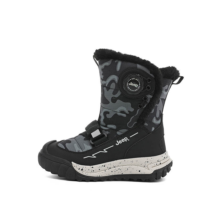 Jeep Explorer 2.0 Synthetic Leather, Textile Slip Resistant Waterproof Lightweight Cushioning Thermal High top