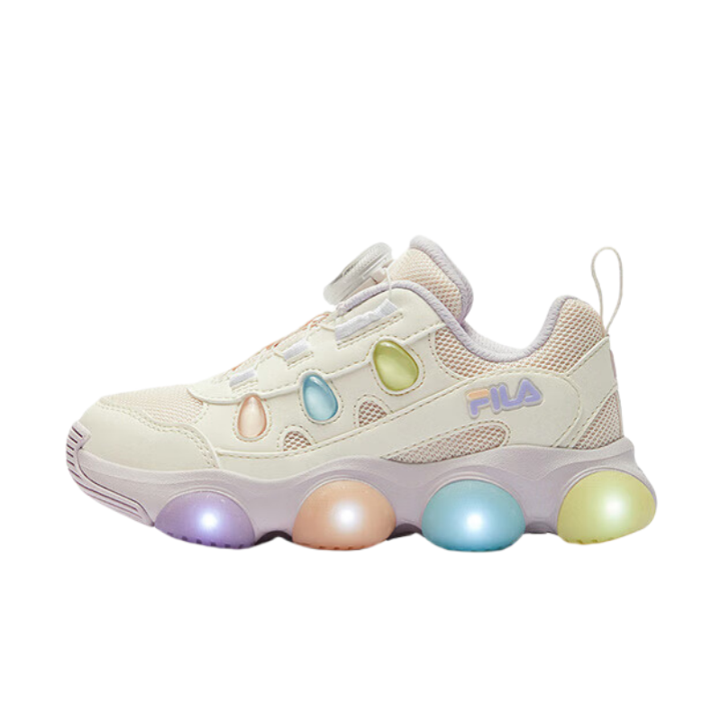FILA KIDS Cushioning Rebound Support Low top Kids' Running Shoes White Pink Kids'