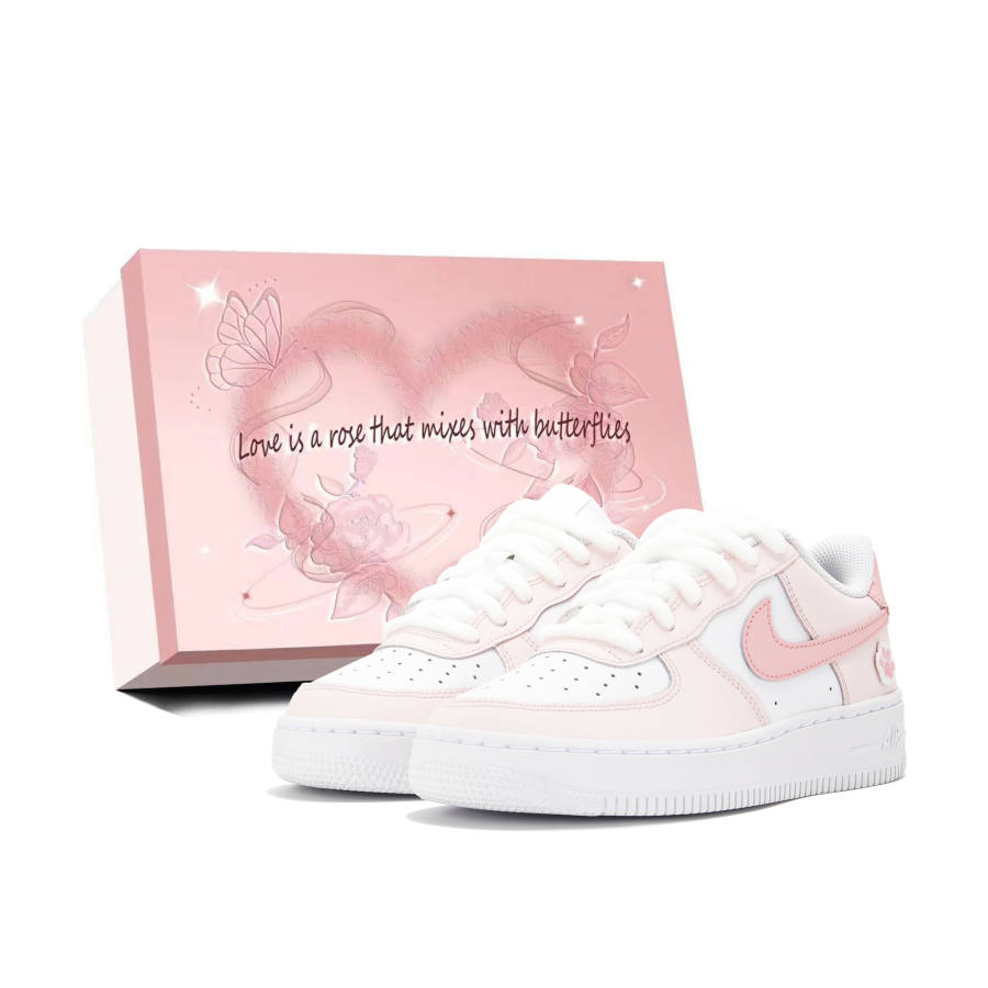 Nike Nike Air Force 1 LE Synthetic Leather Slip Resistant Cushioning Abrasion Resistant